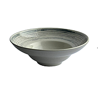 Тарілка для пасти кераміка 300 мл "Чорний лофт плюс"