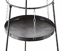 Підвіска для розведення вогню під сковороду з диска борони на високих розбірних ніжках полум'я підвіска, фото 8