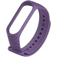 Ремінець ребристий до Mi Band 3/4 Purple