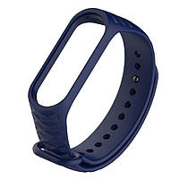 Ремінець ребристий до Mi Band 3/4 Blue