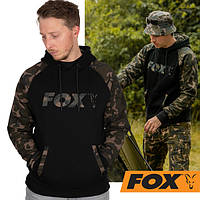 Мужская толстовка Fox Black / Camo Raglan hoodie