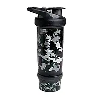 Шейкер с контейнером SmartShake Revive 750 ml camo black