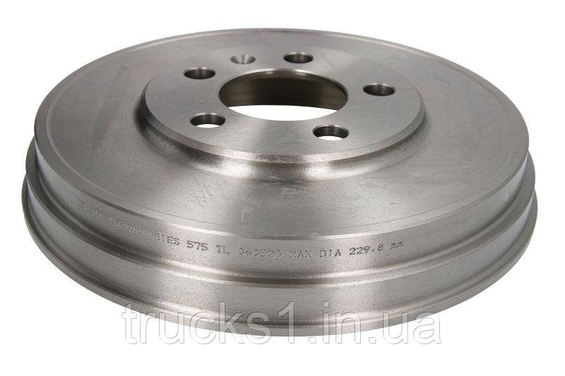 Гальмівний барабан задн SEAT TOLEDO IV SKODA RAPID 1.0-1.6D 07.12- BF575 (DELPHI), фото 1