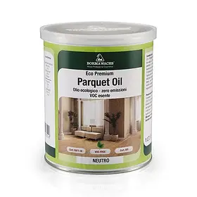 Еко масло з високим сухим залишком  для паркету HIGH SOLID PREMIUM ECO PARQUET OIL 1л відлив