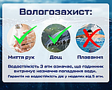 Стрілецький жіночий наручний кварцовий годинник з каучуковим рожевим ремінцем, фото 5