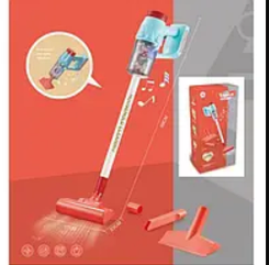 Дитяча іграшка пилосос HJ196B зі звуковими та світловими ефектами.