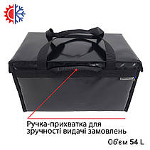 Термосумка для кур'єрської доставки 50×30×30см 45л, фото 6