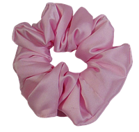 Шелковая резинка для волос Handmade 12 см розовая