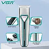 Професійна акумуляторна машинка-триммер для стрижки волосся VGR V-008 3-разові насадки, фото 2
