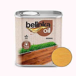 BELINKA Oil Decking, кольорова олія для садових меблів з деревини, тон 201, 0,75л, фото 1