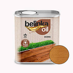 BELINKA Oil Decking, кольорова олія для садових меблів з деревини, тон 203, 0,75л