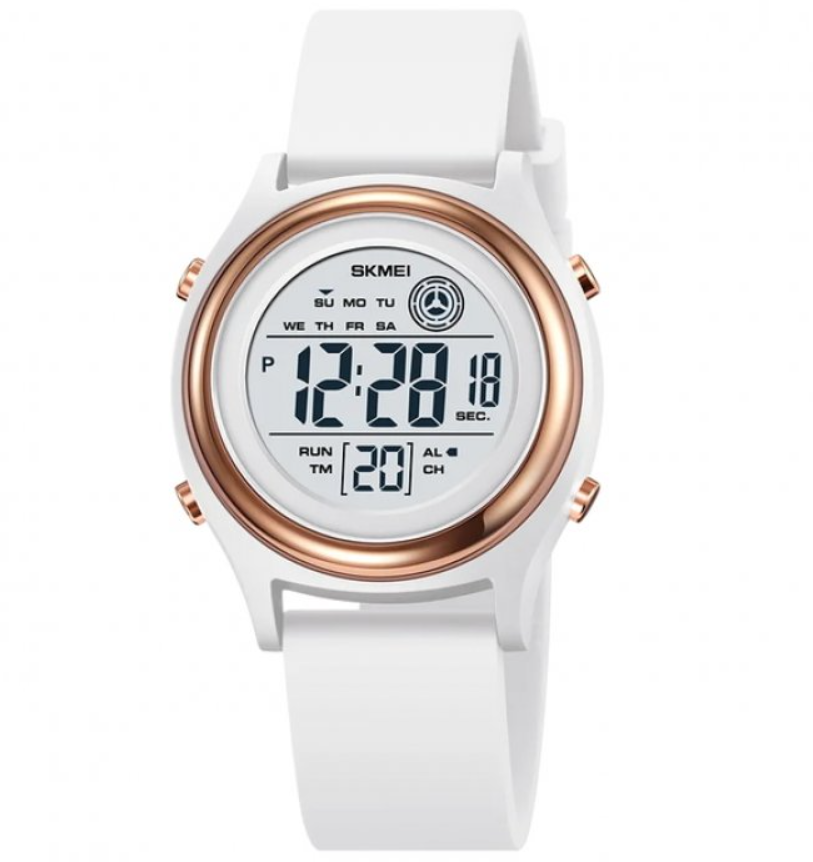 Модний жіночий наручний кварцовий годинник з каучуковим ремінцем, фото 1