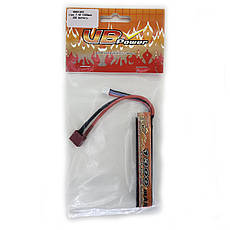 Акумулятор Li-Po 7.4V 1300mah - stick 20-40C моноблок Т-конектор (VBPower) (для страйкболу), фото 6