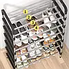 Полиця для взуття 6 секцій New shoe rack 56 х 28 х 113 см, фото 4