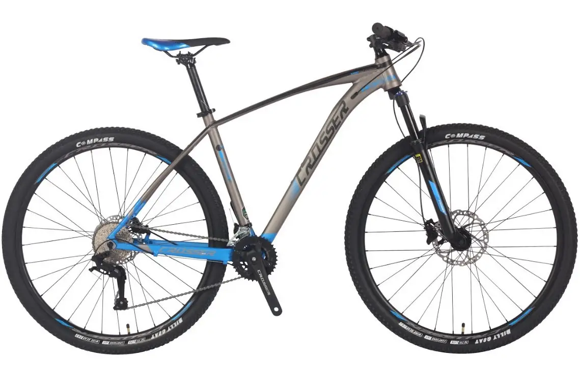 Велосипед гірський Crosser Х880 27.5" 17 рама (2*9) Синій