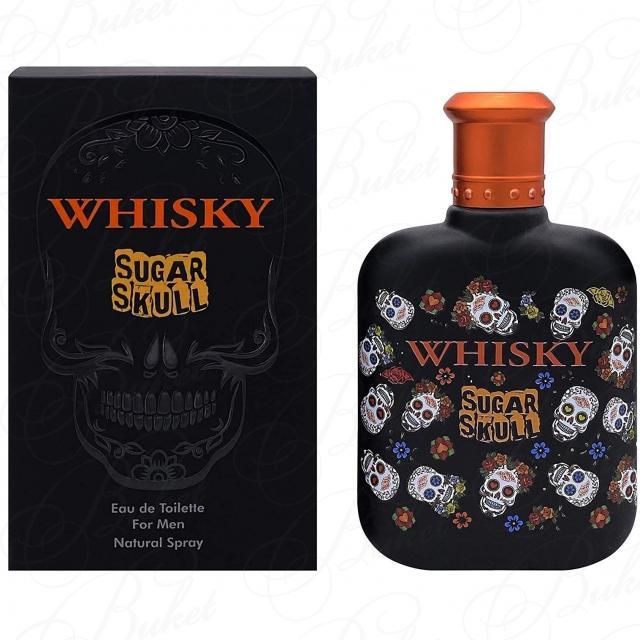 Туалетна вода чоловіча Evaflor Whisky Sugar Skull 100ml