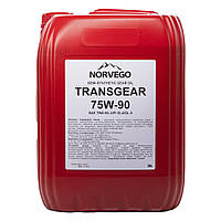 Трансмиссионное масло NORVEGO TRANSGEAR 75W90 GL4/GL-5 20л