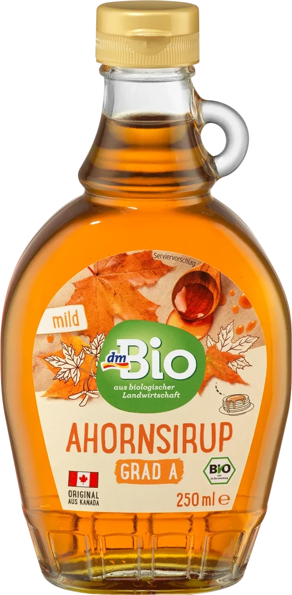 Органічний кленовий сироп dm Bio Ahornsirup, Grad А, 250 мл