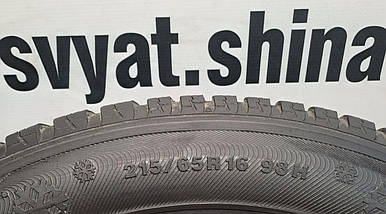 Шини б/у зимові 215/65R16 Kumho I'ZEN KW23, фото 4