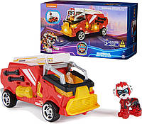 Щенячий патруль авто Маршалла світло, звук Paw Patrol The Mighty Movie Firetruck Toy with Marshall Mighty Pups