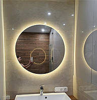 Настенное зеркало для ванной комнаты с светодиодной подсветкой, зеркало для дома
