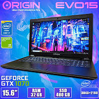 Игровой Ноутбук Origin EVO15-S 15.6" 4K i7 7700HQ Nvidia GTX 1070 Max-Q 32GB 480GB SSD