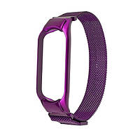 Ремінець Металевий до Mi Band 3/4/5/6 Purple
