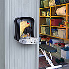 Міні сейф для ключів з кодовим замком чорний Антивандальний зовнішній міні сейф, фото 5