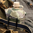 Фляга армійська для води 1 літр із чохлом і котелком мультікам, фото 4