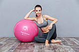 М'яч для фітнесу (фітбол) Power System PS-4018 Ø85 cm PRO Gymball Pink, фото 5