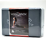 Блок для йоги PowerPlay 4006 Yoga Brick Сірий, фото 11