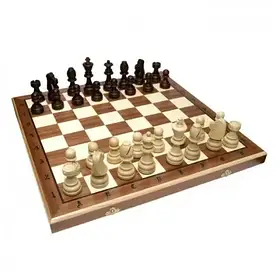 Шахи MADON Турнірні інтарсія №7 коричневий, бежевий Уні 49х49см арт MD97