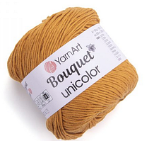 Пряжа Bouqet unicolor Yarnart-3208 охра