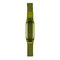 Ремінець Металевий до Mi Band 3/4/5/6 Green