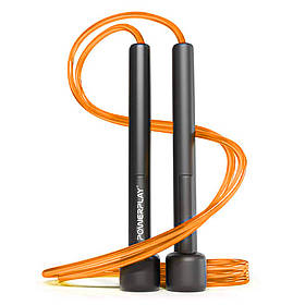 Скакалка PowerPlay 4201 Basic Jump Rope Помаранчова (2,8m.)