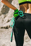 Скакалка PowerPlay 4204 Classic Jump Rope Зелена (2,7m.), фото 8