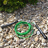 Скакалка швидкісна PowerPlay 4202 Ultra Speed Rope Зелена (2,9m.), фото 6