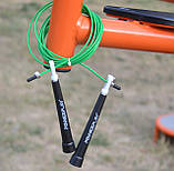 Скакалка швидкісна PowerPlay 4202 Ultra Speed Rope Зелена (2,9m.), фото 7