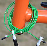 Скакалка швидкісна PowerPlay 4202 Ultra Speed Rope Зелена (2,9m.), фото 8