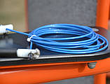 Скакалка швидкісна PowerPlay 4202 Ultra Speed Rope Синя (2,9m.), фото 10