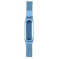 Ремінець Металевий до Mi Band 3/4/5/6 Blue