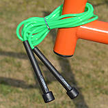 Скакалка PowerPlay 4201 Basic Jump Rope Зелена (2,8m.), фото 7