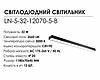 Лінійний LED світильник LN-5-36-12070-5-B 32W 5000К 1200mm чорний з підвісом, фото 7