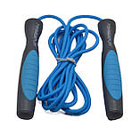 Скакалка PowerPlay 4204 Classic Jump Rope Блакитна (2,7m.), фото 6
