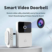 Беспроводной дверной звонок Smart doorbell H9 с Wi-Fi камерой Tuya