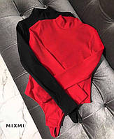 Женский стильный боди из ткани мустанг размер универсальный 42-46