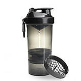 Шейкер спортивний SmartShake Original2GO 600ml Black, фото 3