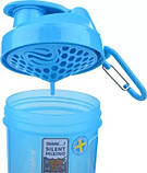 Шейкер спортивний SmartShake Original2GO 600ml Neon Blue, фото 9