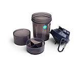 Шейкер спортивний SmartShake Original2GO 600ml Dark Gray, фото 4