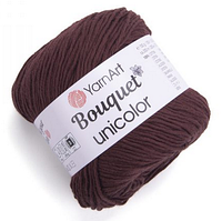 Пряжа Bouqet unicolor Yarnart-3209 коричневий